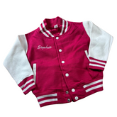 Personalised Kids Varsity Jacket - I Want Workwear
