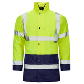 Supertouch Hi Vis Yellow 2 Tone Parka - I Want Workwear