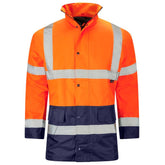 Supertouch Hi Vis Orange 2 Tone Parka - I Want Workwear