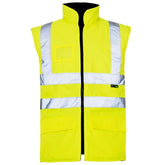 Supertouch Hi Vis Yellow Interactive Bodywarmer - I Want Workwear