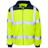 Supertouch Hi Vis Yellow Rain Patch Fleece Jacket - I Want Workwear