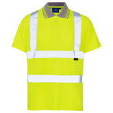 Supertouch Hi Vis Yellow/Orange Bird Eye Polo Shirt - I Want Workwear