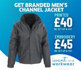 Men's Branded Result Core Channel Jacket - I Want Workwear