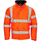 Stormflex® Hi Vis Orange PU Bomber Jacket - I Want Workwear
