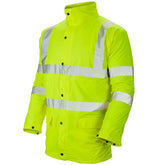 Stormflex® Hi Vis Yellow PU Padded Parka - I Want Workwear