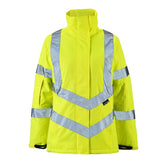 Ladies Hi Vis Yellow Kamela Padded Jacket - I Want Workwear