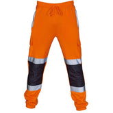 Supertouch Hi Vis Orange 2 Tone Jogging Bottoms - I Want Workwear