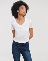 Russell Ladies Pure Organic V-Neck T