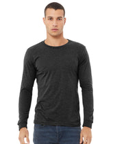 Canvas Unisex Heather Jersey L/S Tee