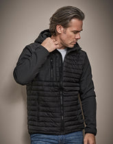 Tee Jays Mens Hooded Crossover Jkt