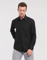 Russell Collection Men LS Tailor Oxford