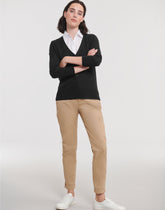 Russell Collection Ladies VNeck Cardigan