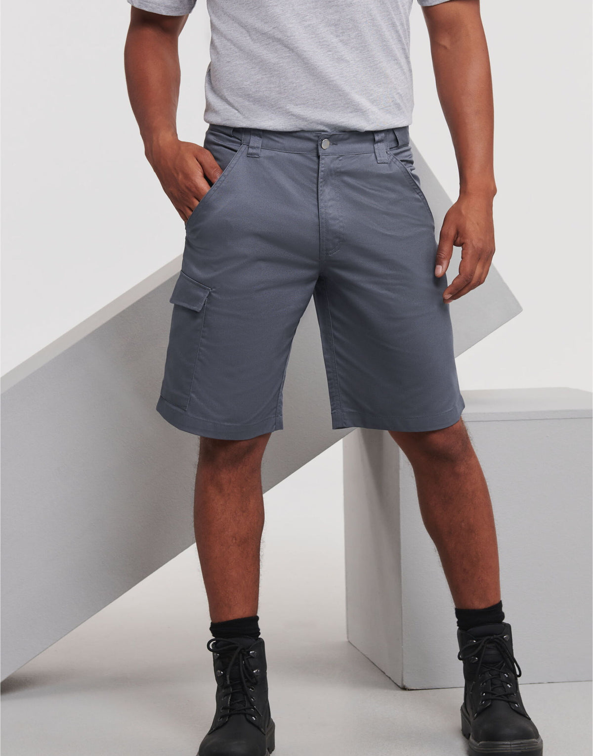 Russell Polycotton Twill Shorts
