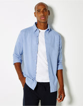 Kustom Kit Mens LS Superwash Pique Shirt