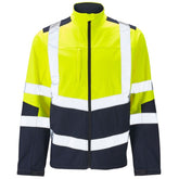 Supertouch Hi Vis 2 Tone Yellow Softshell Jacket - I Want Workwear