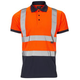 Supertouch Hi-Vis 2 Tone Orange Polo Shirt - I Want Workwear