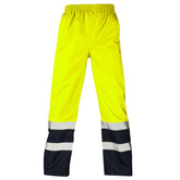 Supertouch Hi Vis Yellow 2 Tone Overtrousers - I Want Workwear