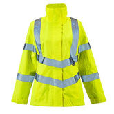 Ladies Hi Vis Yellow Sophia Lightweight Jacket - I Want Workwear