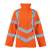 Ladies Hi Vis Orange Sophia Lightweight Jacket - I Want Workwear