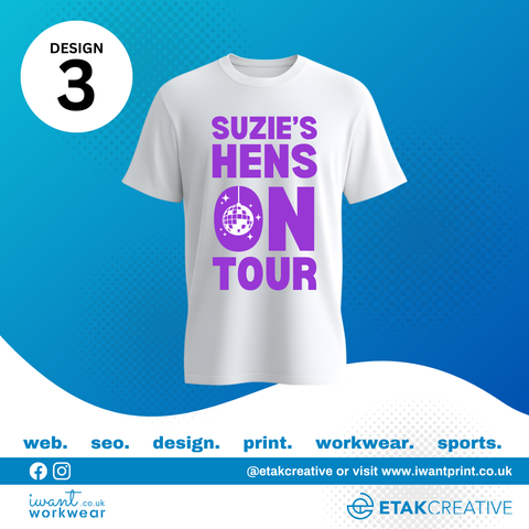 Custom Hen Party T-Shirts - I Want Workwear