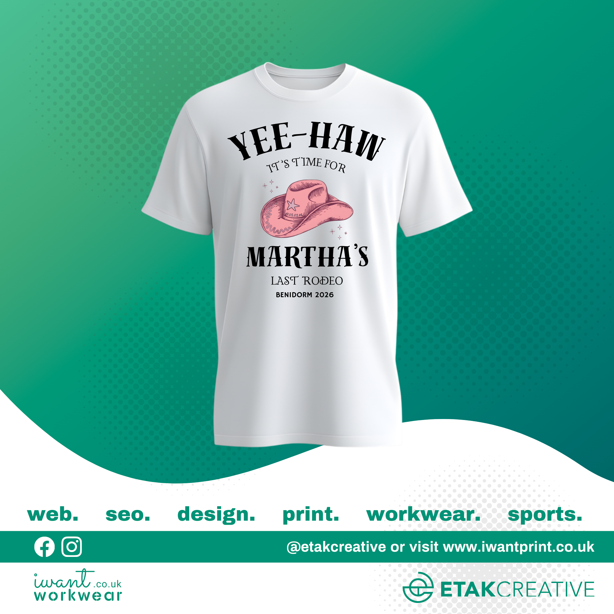 Custom Hen Party T-Shirts - I Want Workwear