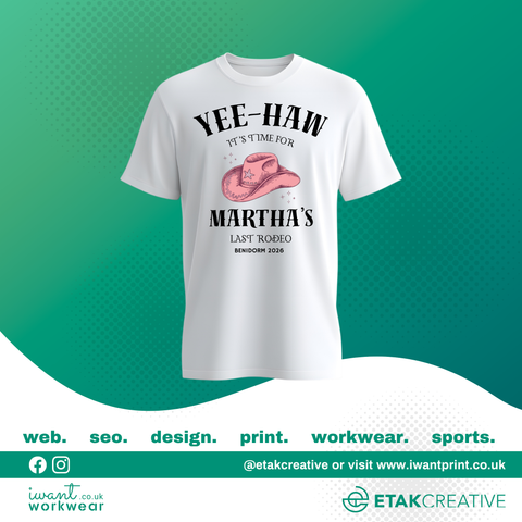 Custom Hen Party T-Shirts - I Want Workwear