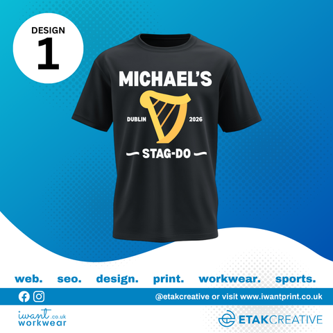 Custom Stag Party T-Shirts - I Want Workwear