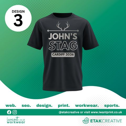 Custom Stag Party T-Shirts - I Want Workwear