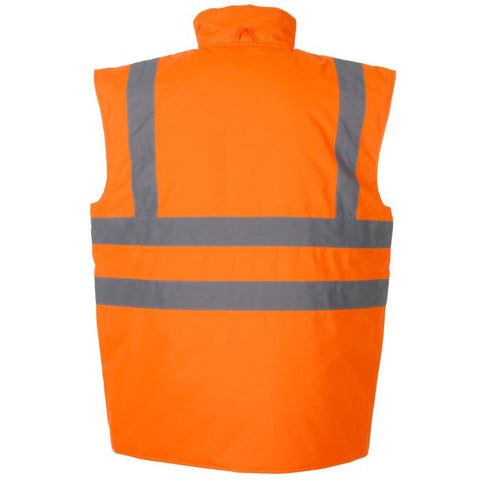 Supertouch Hi Vis Orange Interactive Bodywarmer - I Want Workwear