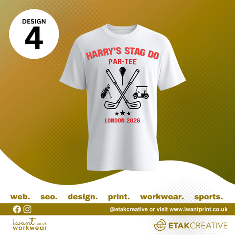 Custom Stag Party T-Shirts - I Want Workwear