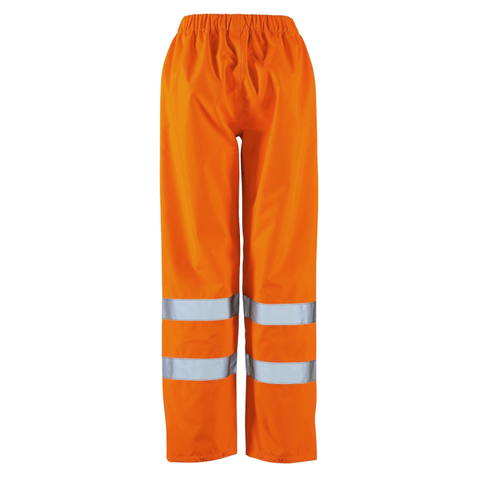 Ladies Hi Vis Orange Dua Over-Trouser - I Want Workwear