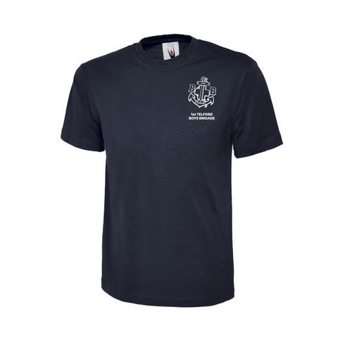 Navy - 1st Telford Boys Brigade T-Shirt - I Want Workwear