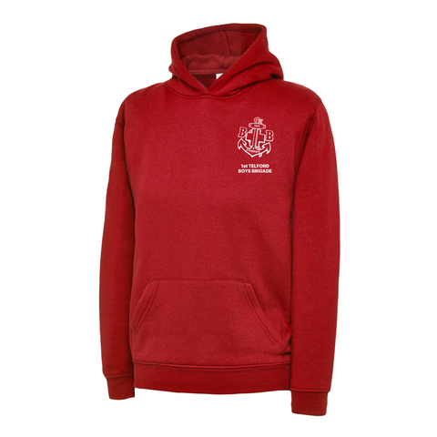 Red - 1st Telford Boys Brigade Hoodie - I Want Workwear