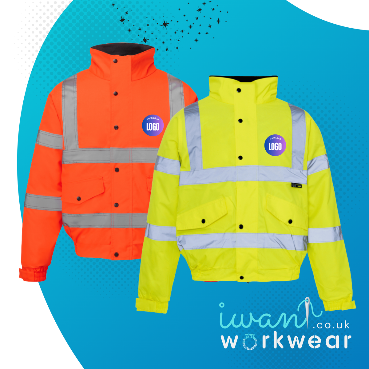 Branded Hi-Vis Jacket - I Want Workwear