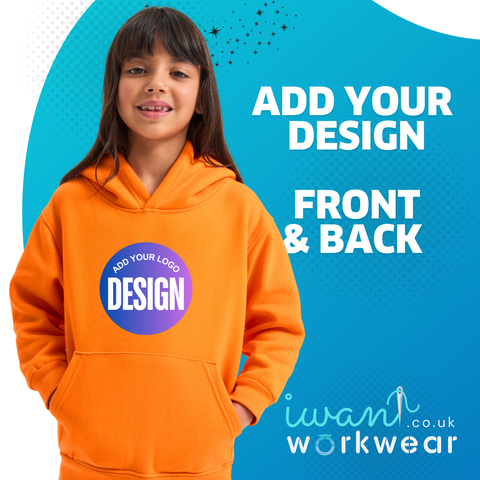 Custom Classic Hoodie Navy - Kids