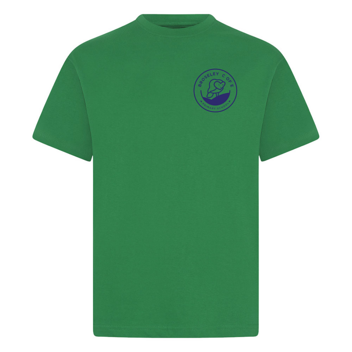 Broseley CE Primary School Emerald PE Shirt - Childs - I Want Workwear
