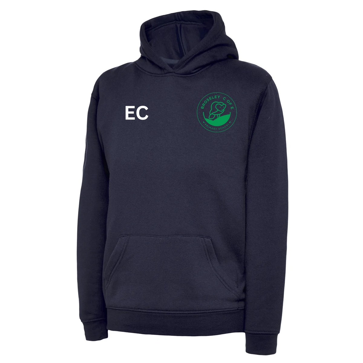 Broseley CE Primary School Classic Hoodie Navy - Kids