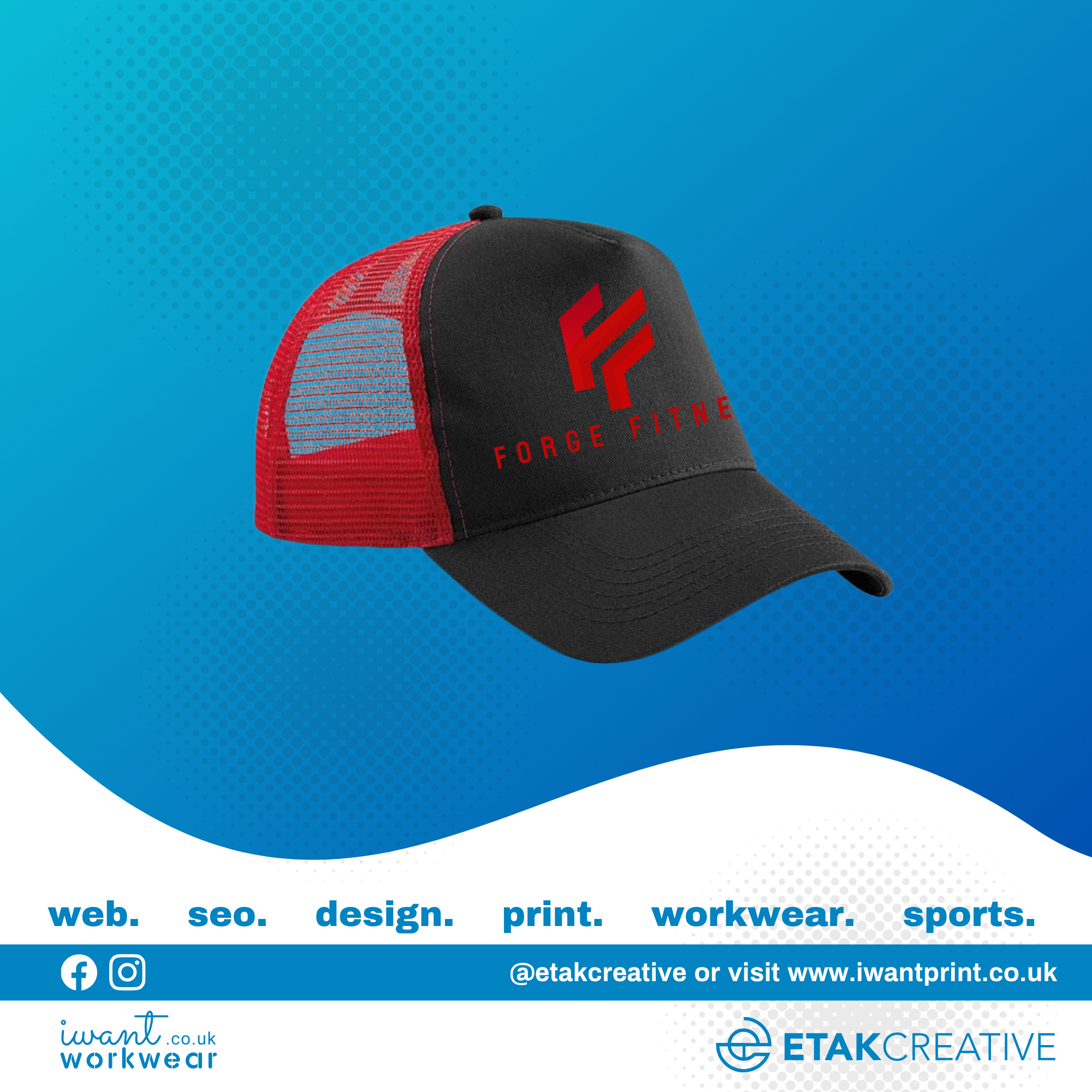 Forge Fitness Baseball Cap - I Want Workwear