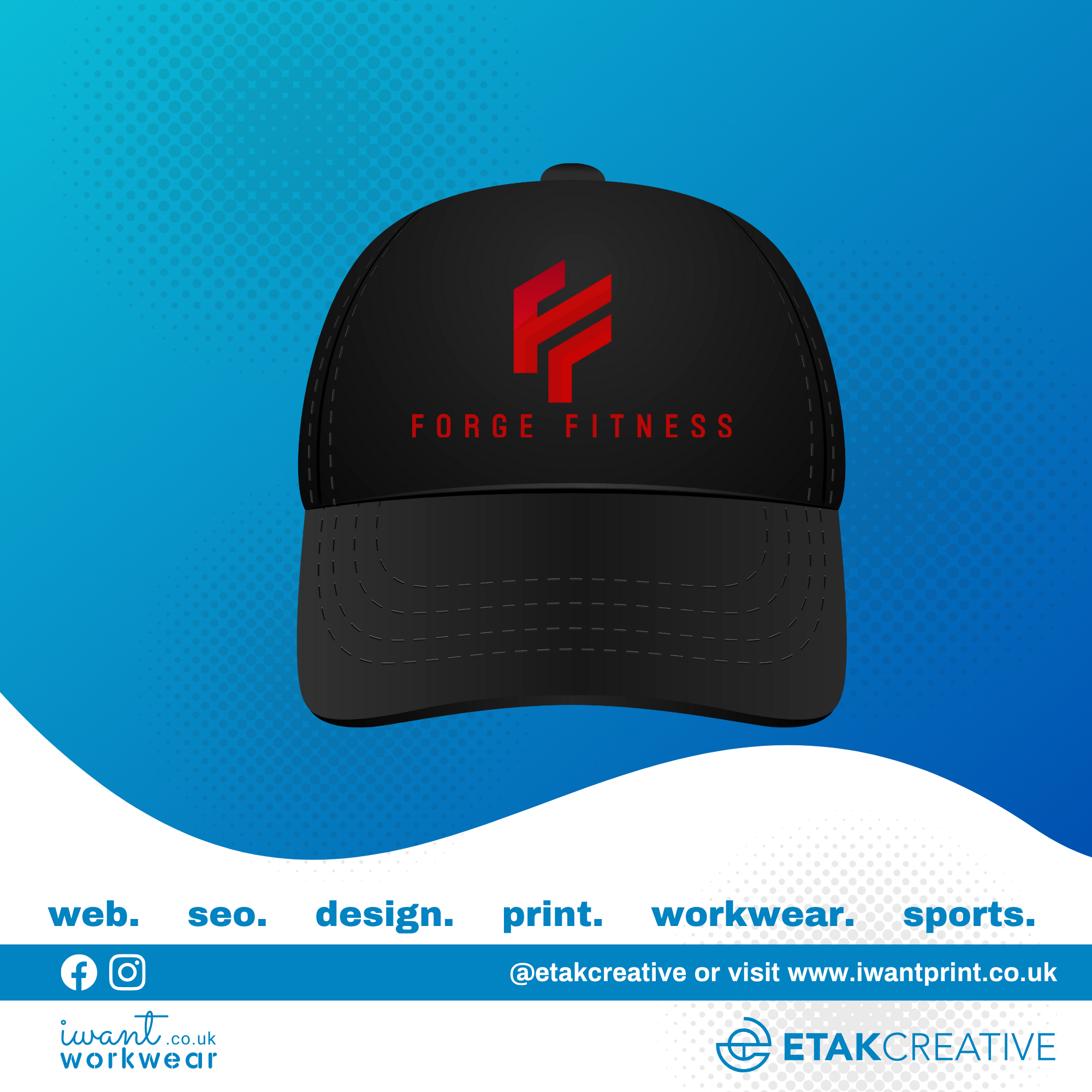 Forge Fitness Baseball Cap - I Want Workwear