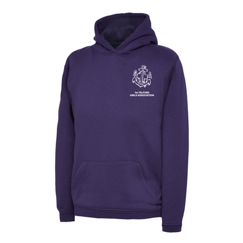 Purple - 1st Telford Girls Association Hoodie - I Want Workwear