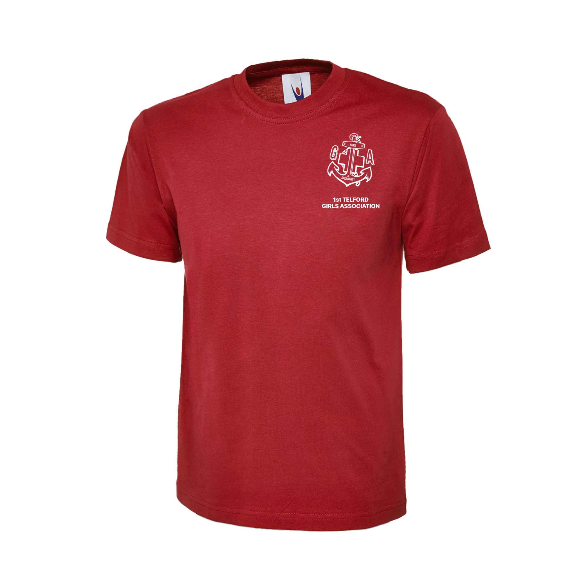 Red - 1st Telford Girls Association T-Shirt - I Want Workwear