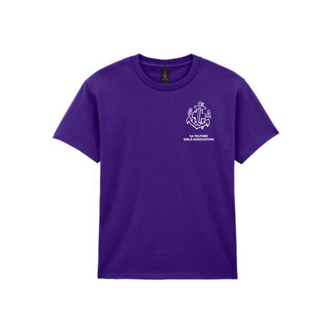 Purple - 1st Telford Girls Association T-Shirt - I Want Workwear