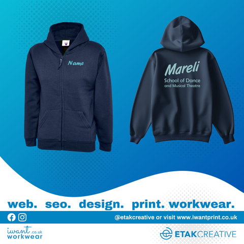 Mareli School of Dance Zipped Hoodie