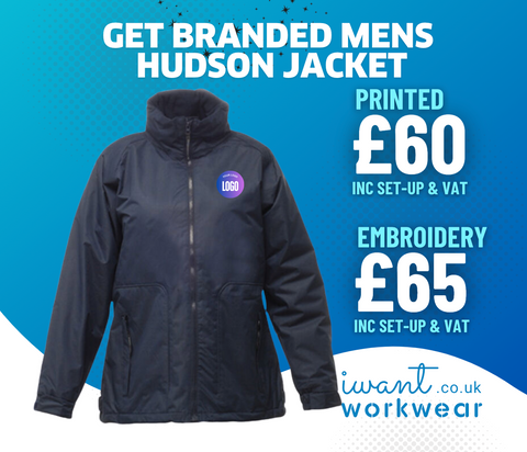 Mens Branded Regatta Hudson Fleece Lined Jacket - I Want Workwear
