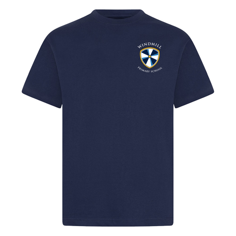 Windmill Primary School Navy PE Top