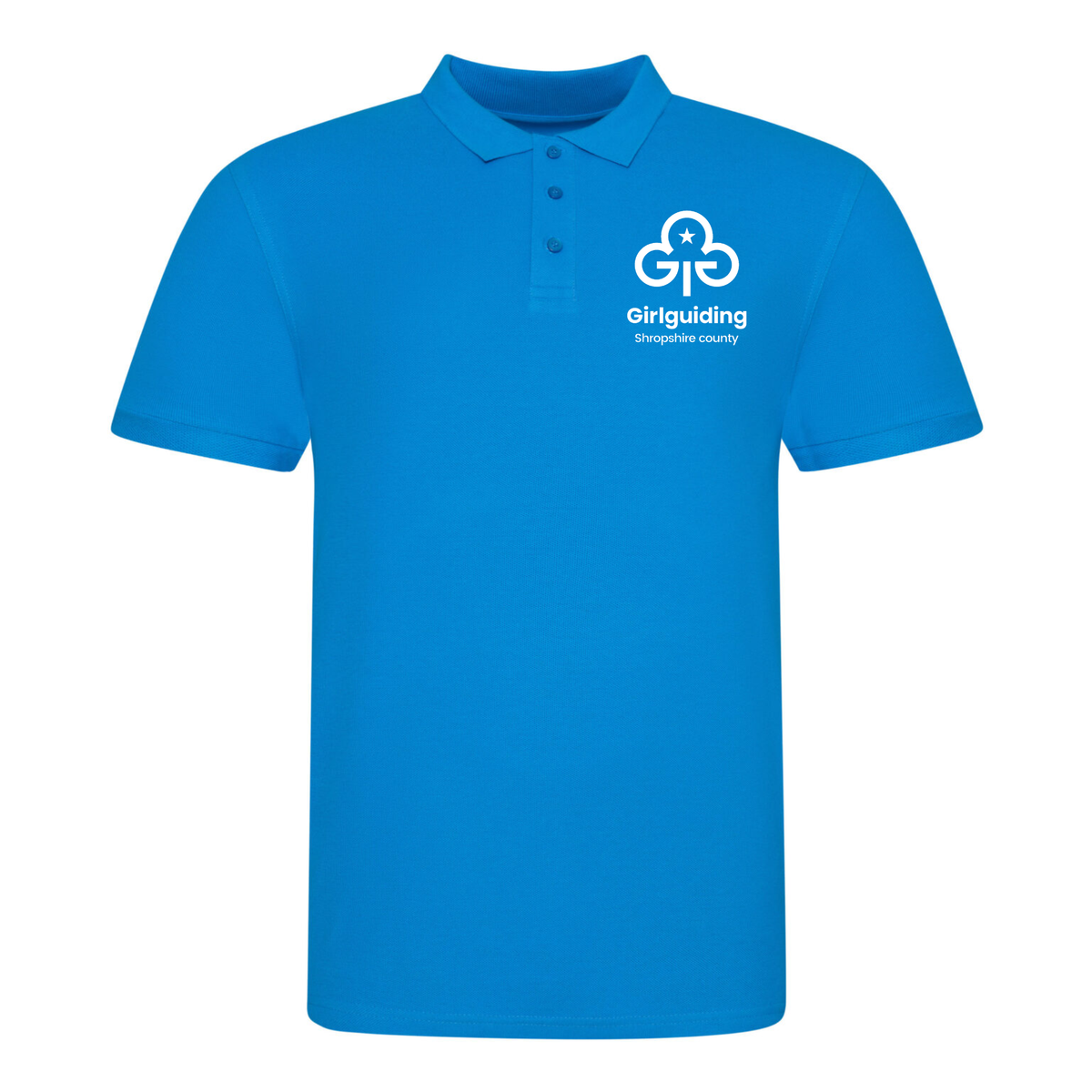 Girlguiding Shropshire - Sapphire Blue Polo Shirt