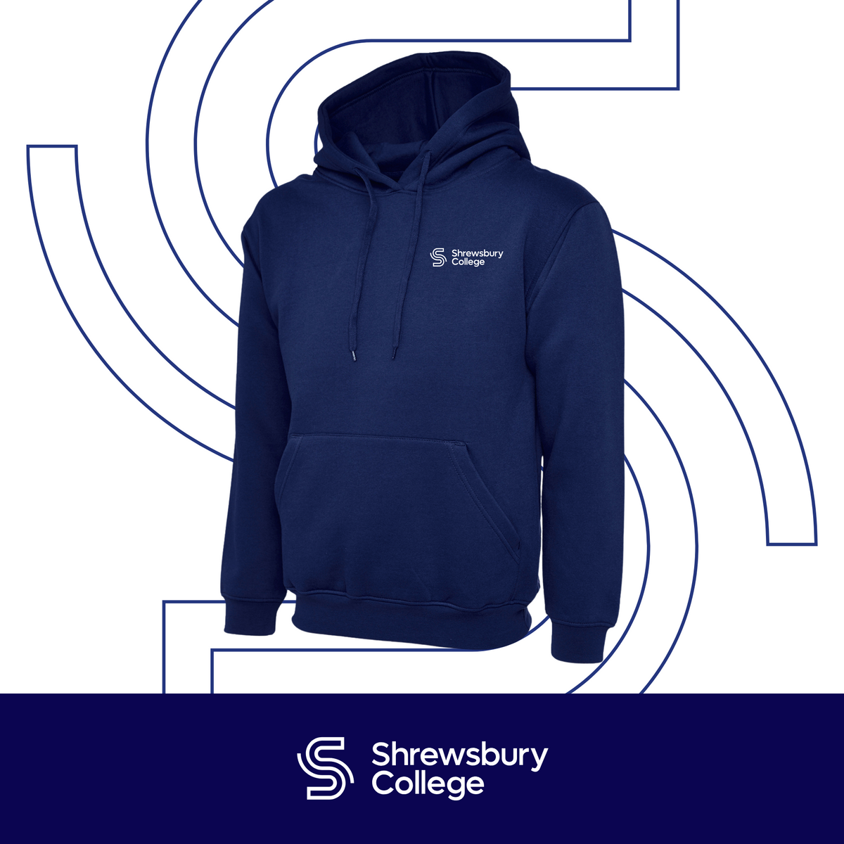 Shrewsbury College Hoodie - Navy
