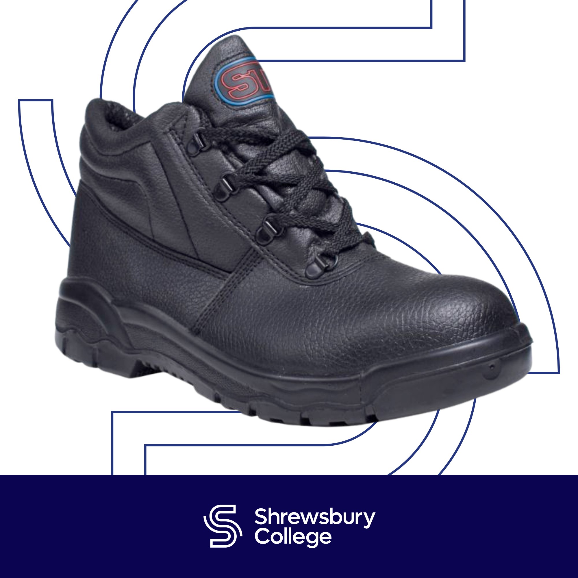 Shrewsbury College Safety Boots - I Want Workwear