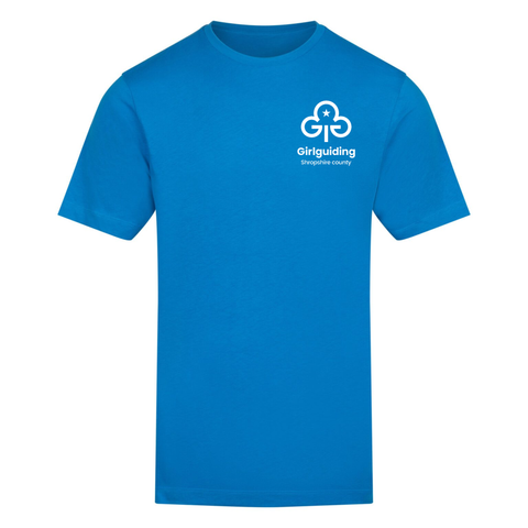 Girlguiding Shropshire - Sapphire Blue T-Shirt