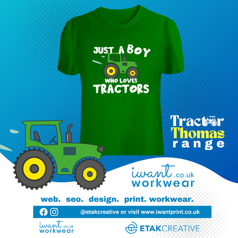Tractor Thomas - Just a Boy- John Deere - I Want Workwear